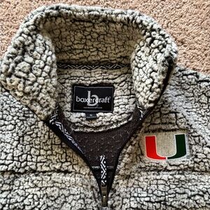 University of Miami Sherpa Quarter Zip